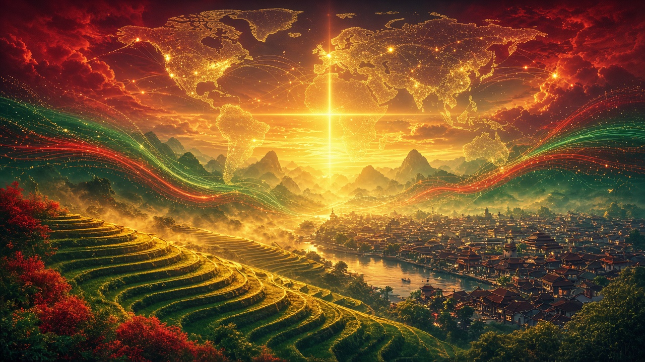 Bản đồ thế giới và chân trời — GLOBAL SHALOM